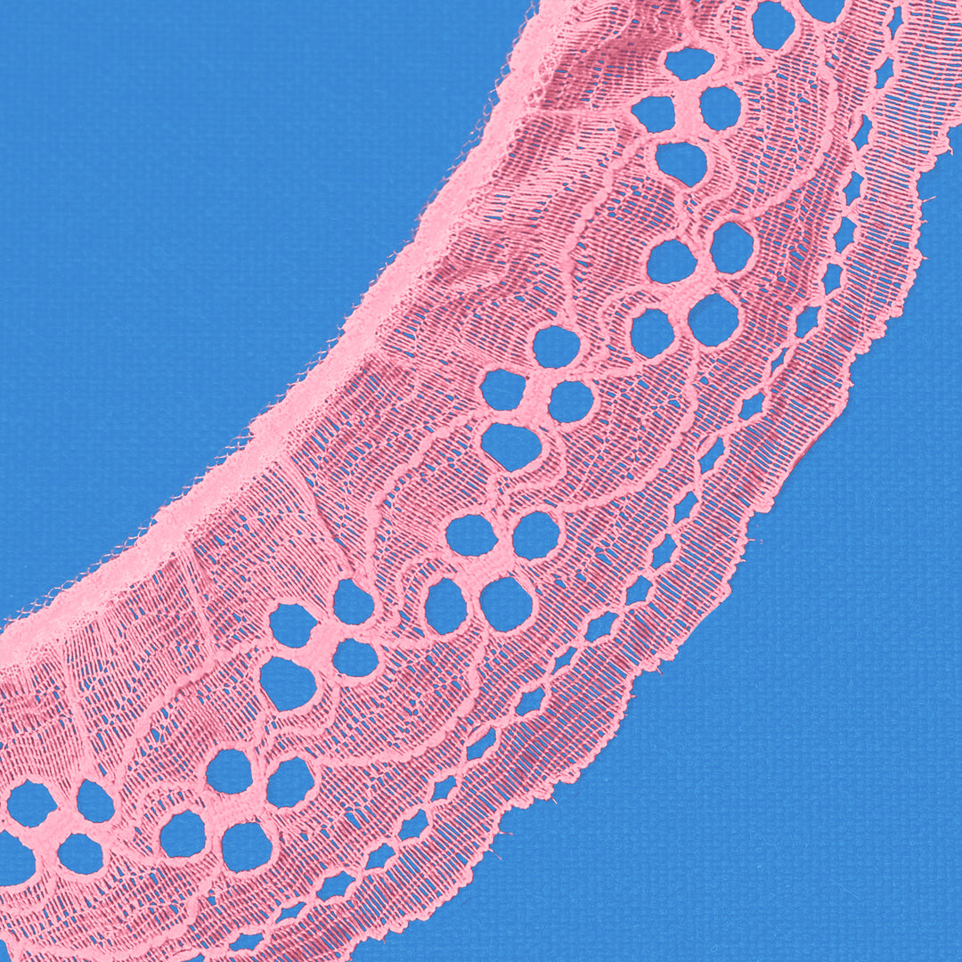 Ruffle Nylon Lace, 2 1/4 in,  Color Variety