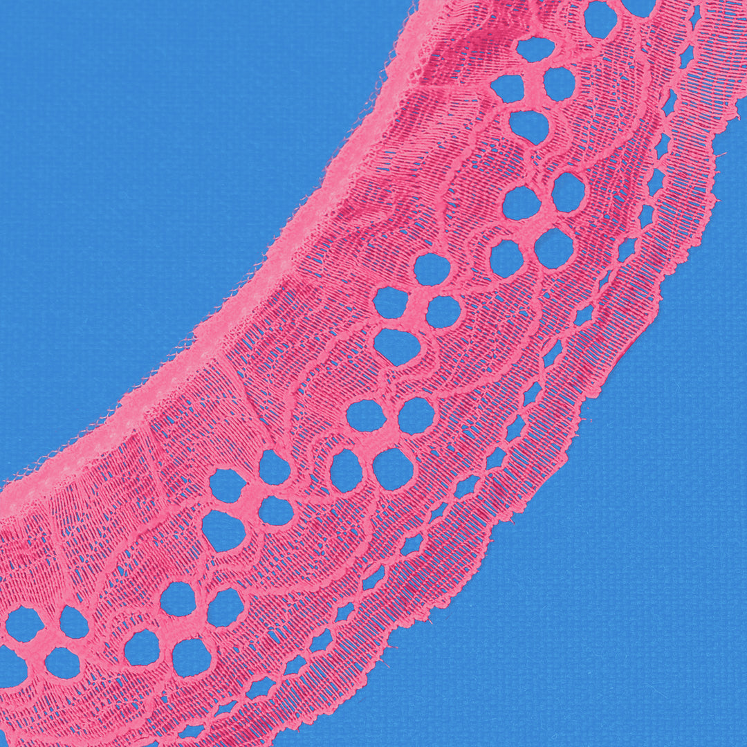 Ruffle Nylon Lace, 2 1/4 in,  Color Variety