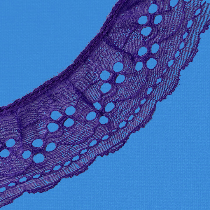 Ruffle Nylon Lace, 2 1/4 in,  Color Variety