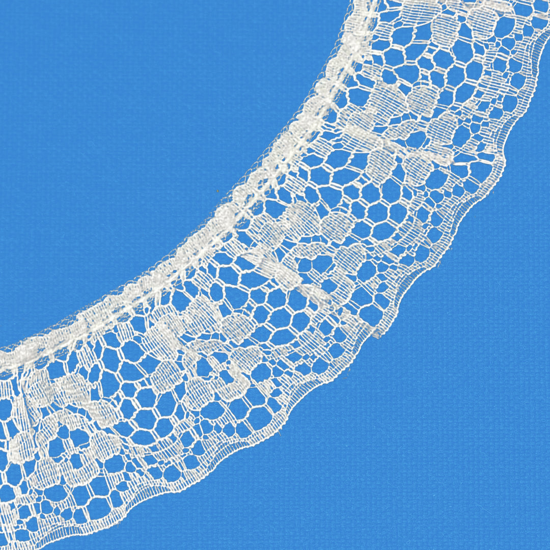 Ruffle Nylon Lace, 1 1/2 in, Color Variety