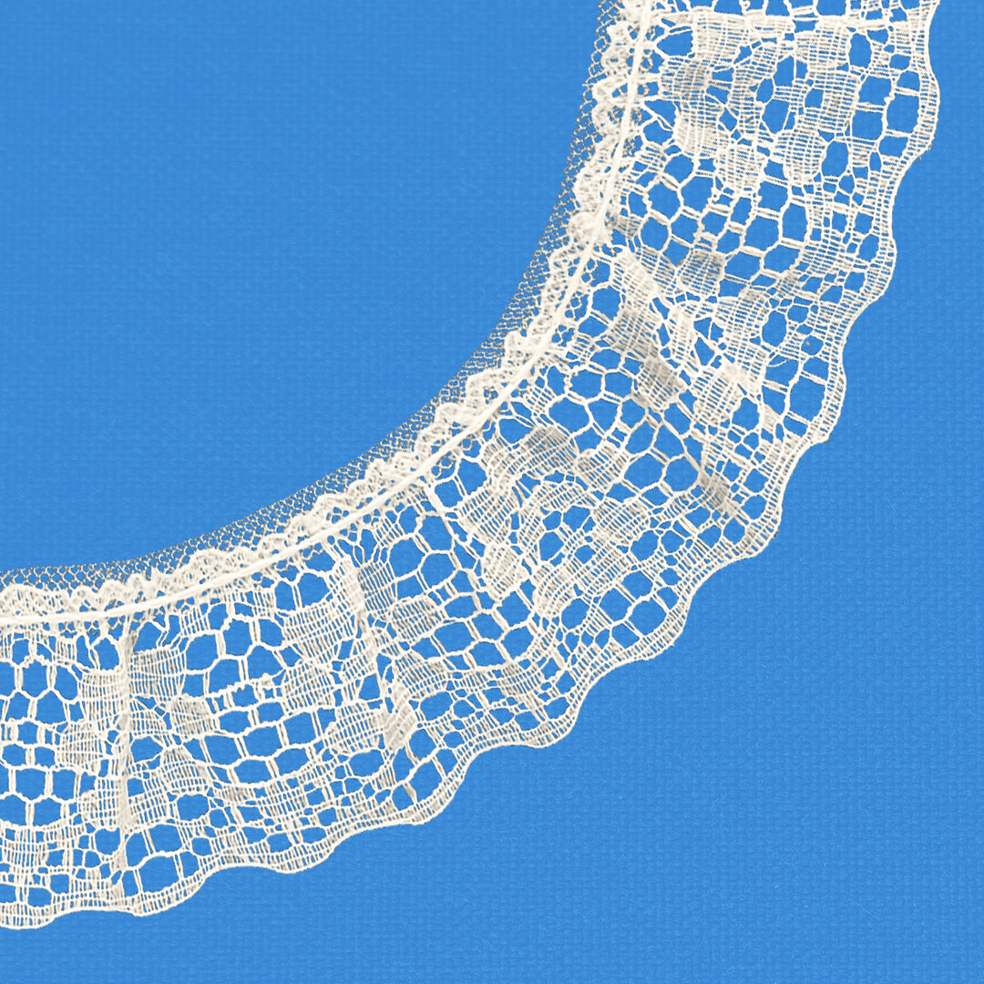 Ruffle Nylon Lace, 1 1/2 in, Color Variety