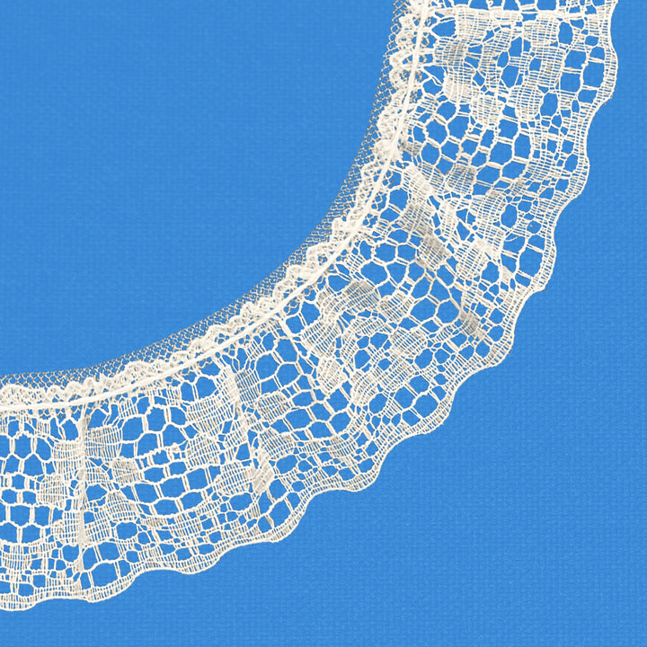 Ruffle Nylon Lace, 1 1/2 in, Color Variety