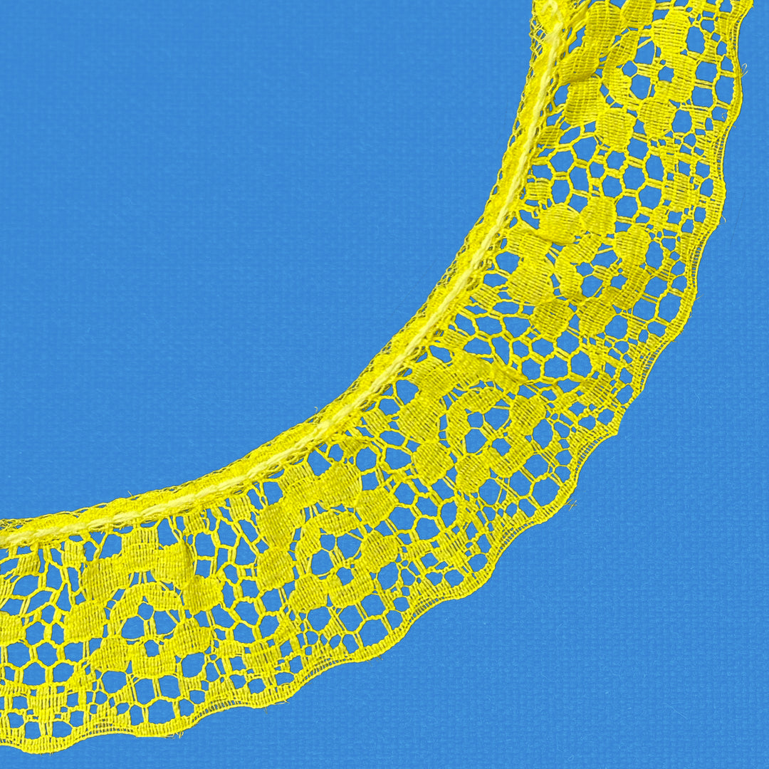 Ruffle Nylon Lace, 1 1/2 in, Color Variety