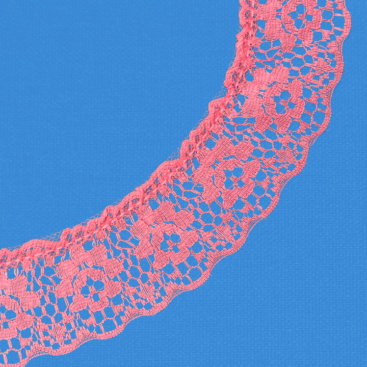 Ruffle Nylon Lace, 1 1/2 in, Color Variety