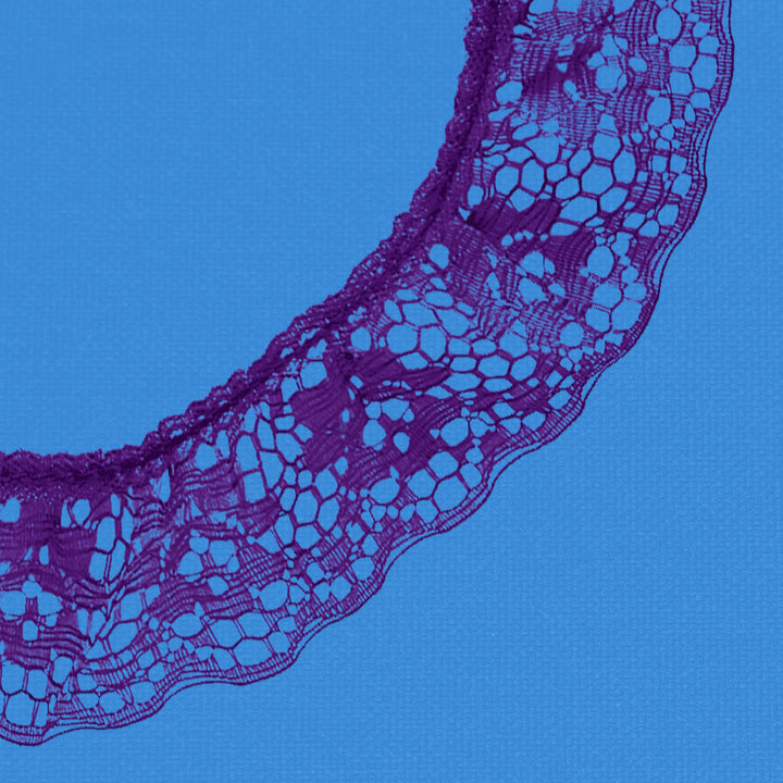 Ruffle Nylon Lace, 1 1/2 in, Color Variety