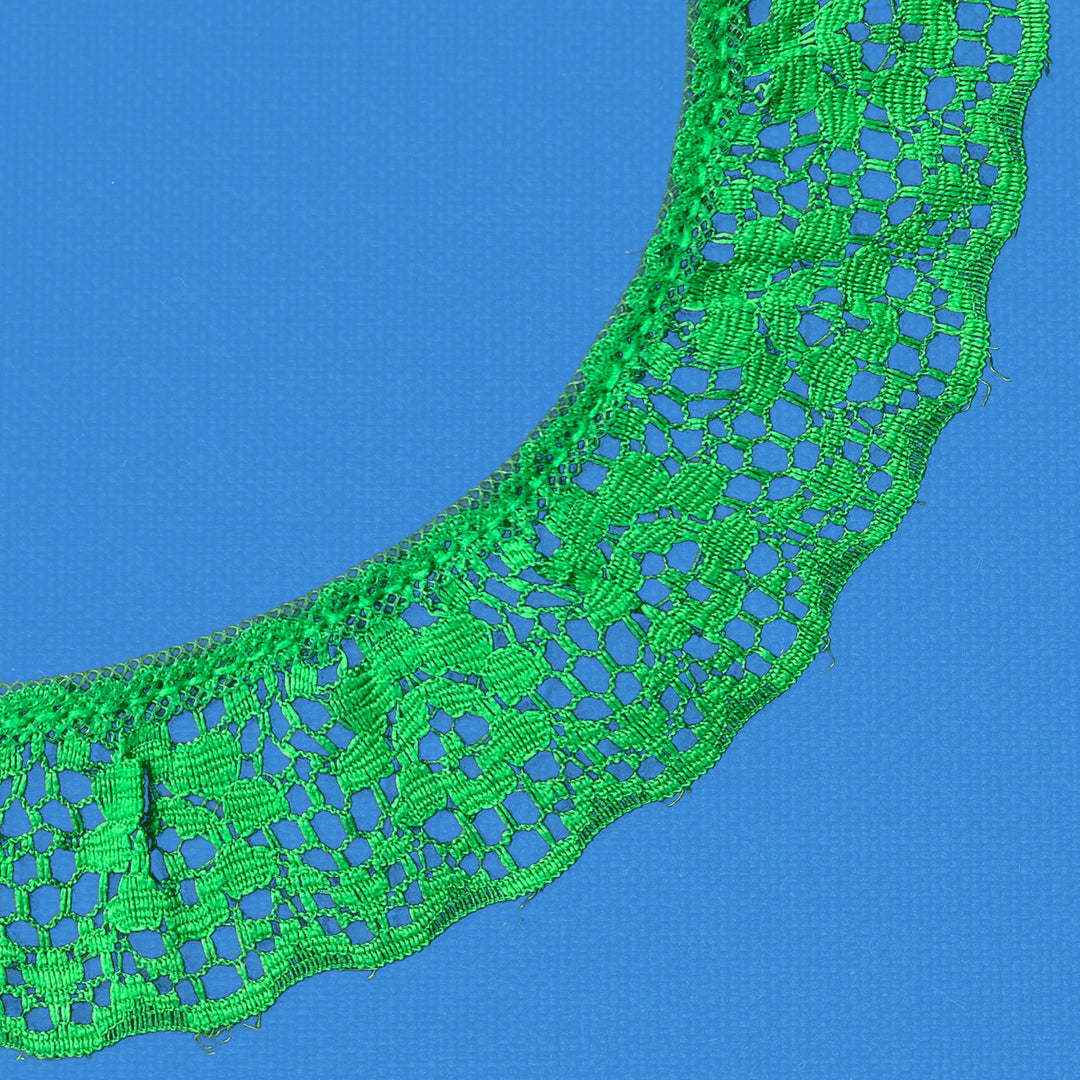 Ruffle Nylon Lace, 1 1/2 in, Color Variety