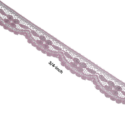 Scalloped Nylon Lace Trim – 3/4-Inch (19mm)