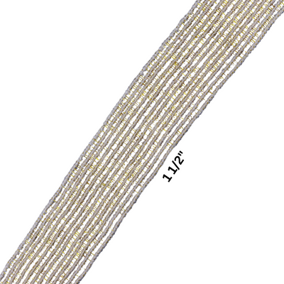 Elastic Metallic Lace Trim – 1 1/2" Wide