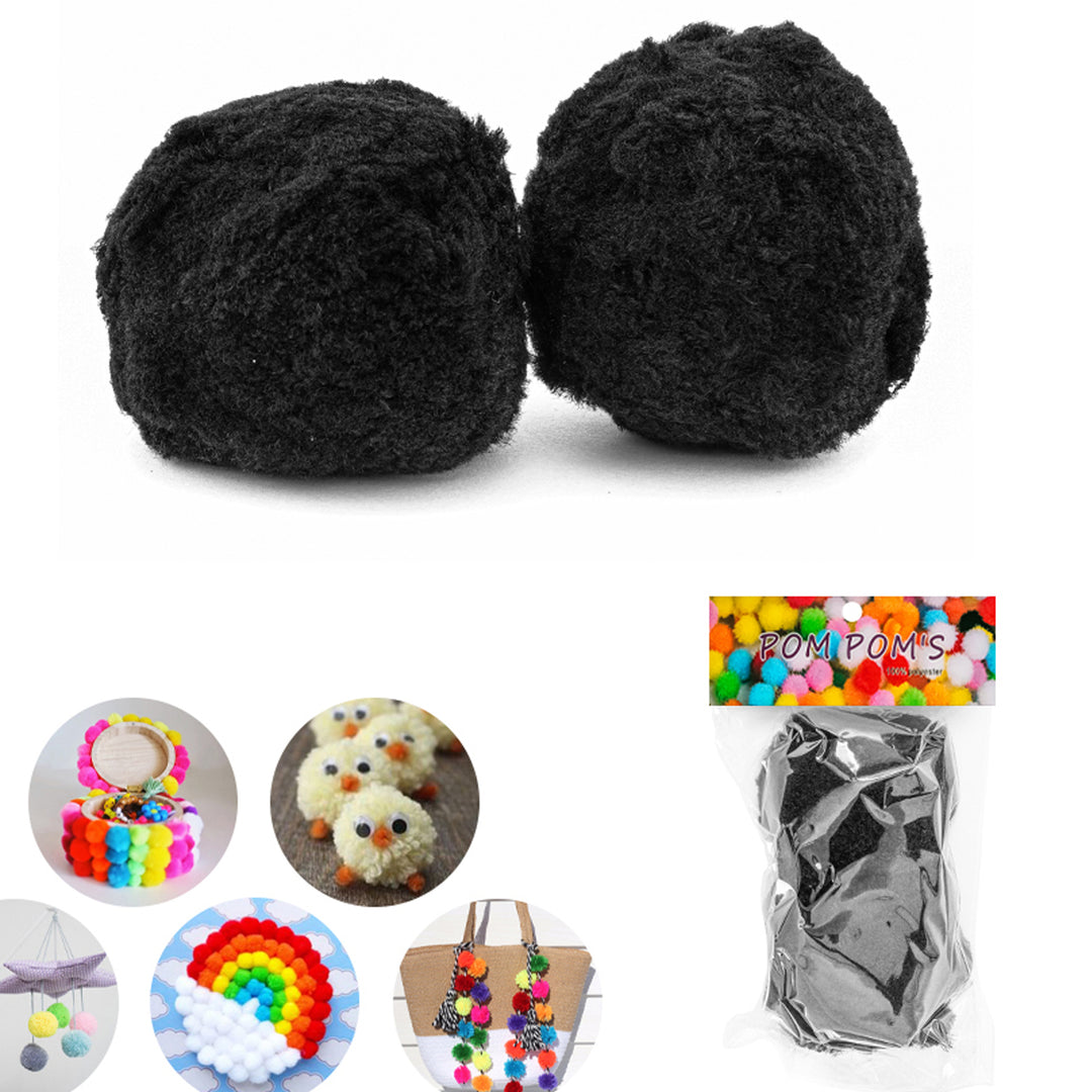 2 pc Avanti Big Ball Pompoms, Crafts Fuzzy Pom Pom Balls, Variety Color for DIY Creative Crafts Decorations,