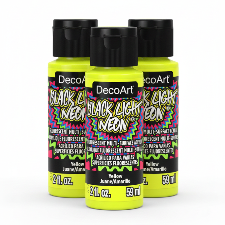 Black Light Neon Acrylic Paint
