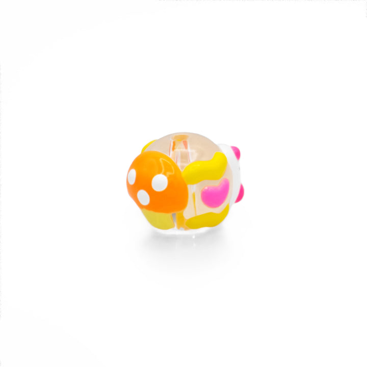 Dazzling D. Beads — 16 mm Glossy Multicolor with 2 mm Hole (2-Pack)
