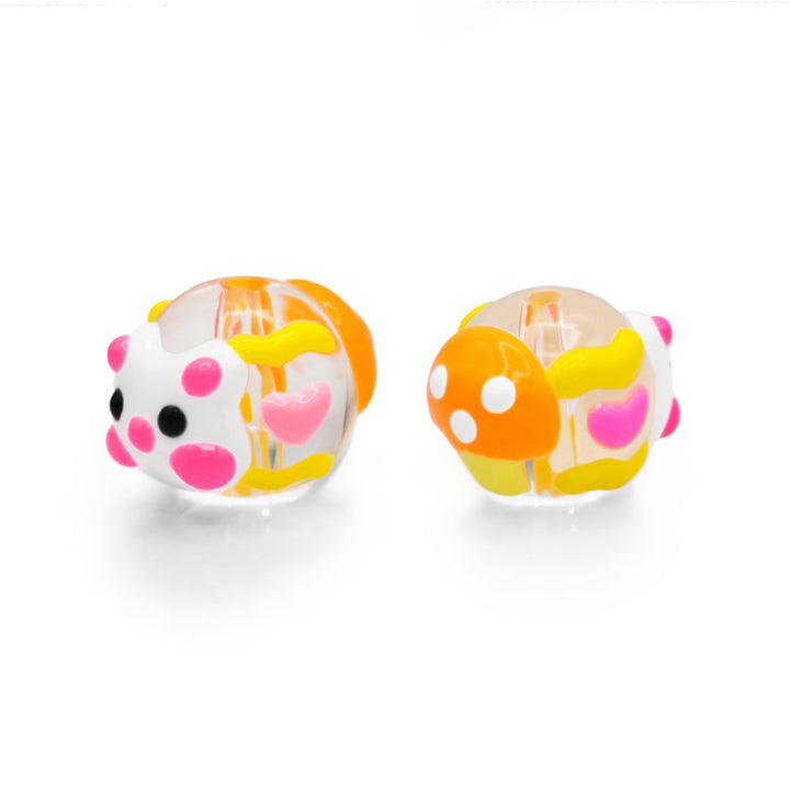 Dazzling D. Beads — 16 mm Glossy Multicolor with 2 mm Hole (2-Pack)