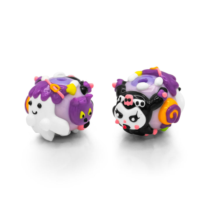 Glossy Multicolor 16 mm D-Bead, 2 mm Hole