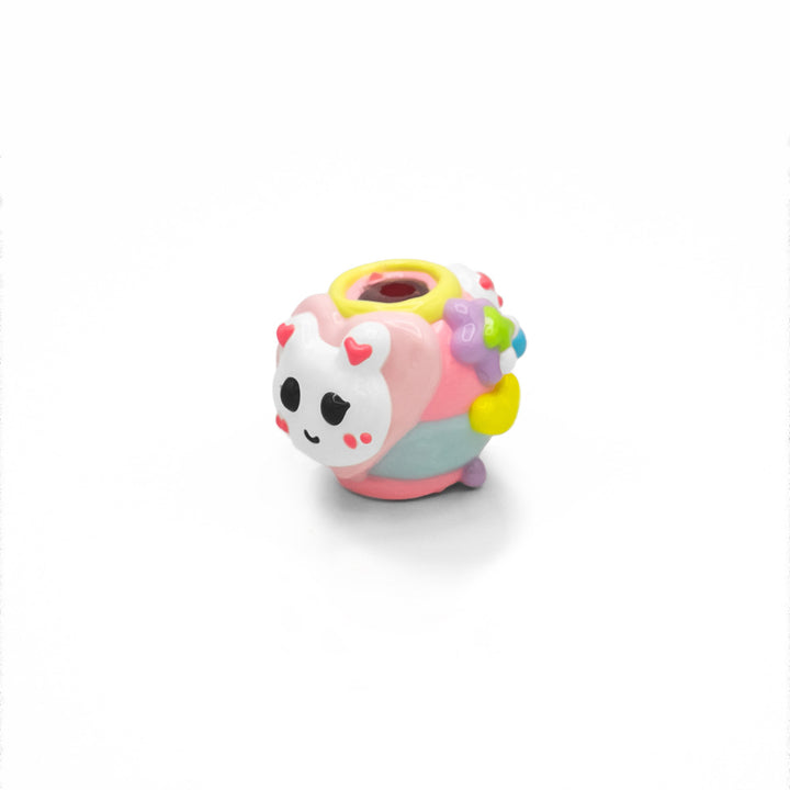 Glossy Multicolor D. Bead – 16 mm (2 mm Hole), Single Piece
