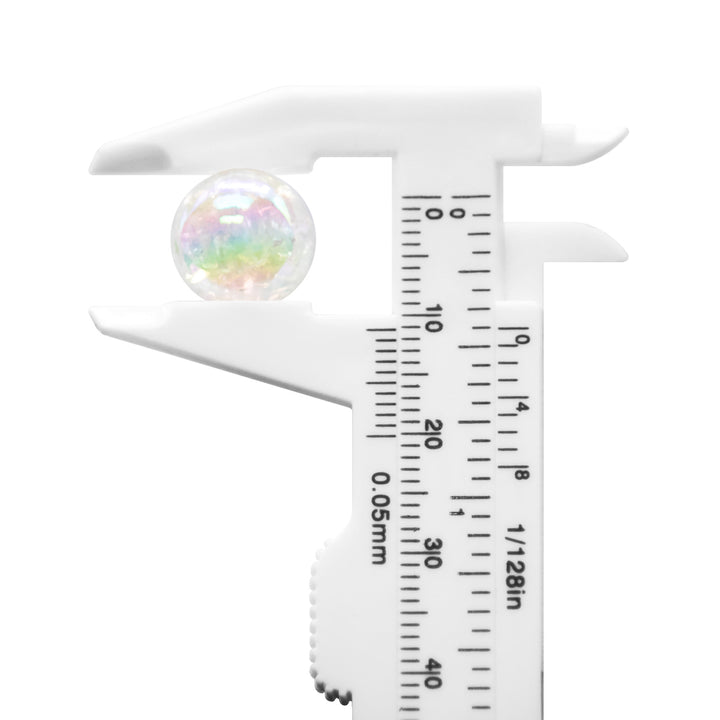 Glossy Clear GL Beads, 12 mm with 2 mm Hole – 10-Piece Set