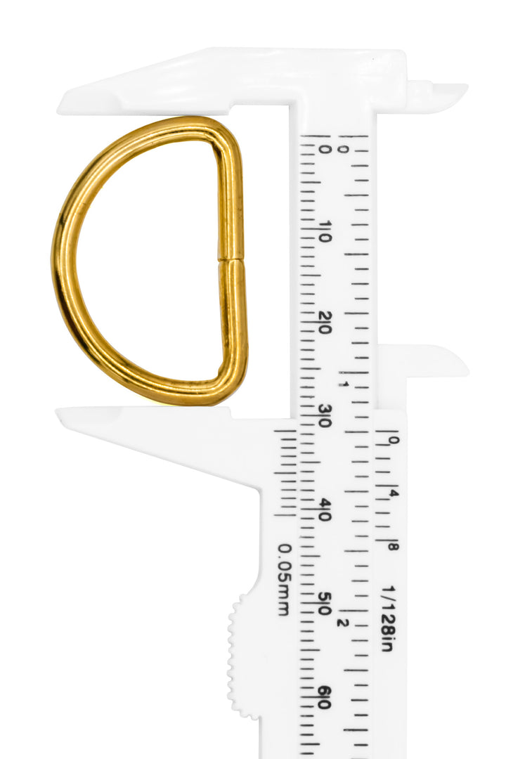 Durable Metal D-Rings (25 mm) – 6 Pieces
