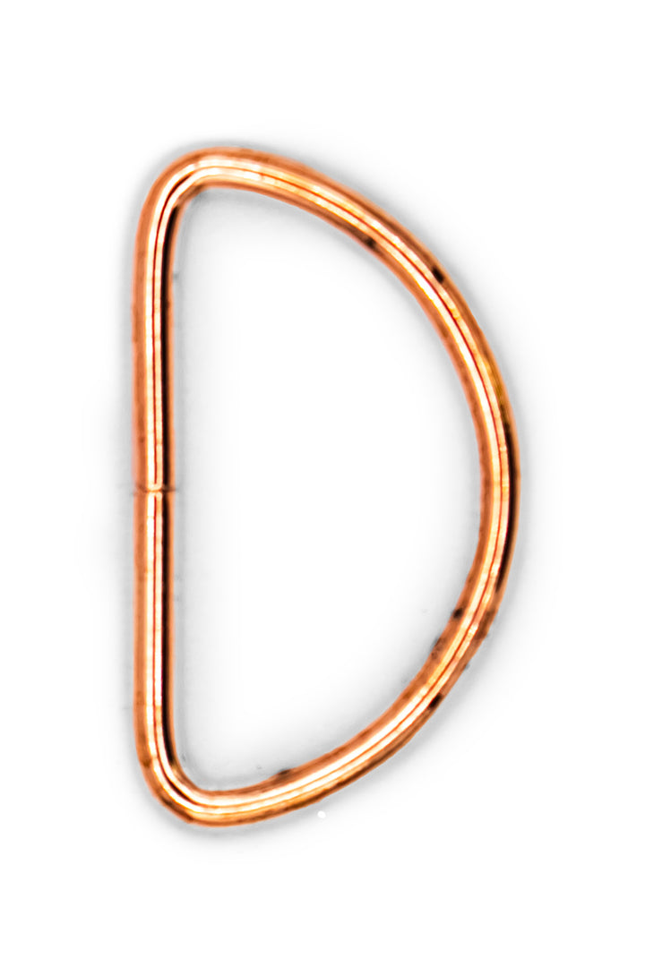 Chic Matte Metal D-Rings, 38 mm — 3-Pack