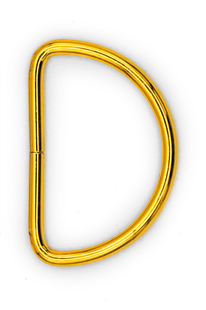 Heavy-Duty Metal D-Rings – Rugged 50 mm Duo for DIY & Crafts, 2pcs