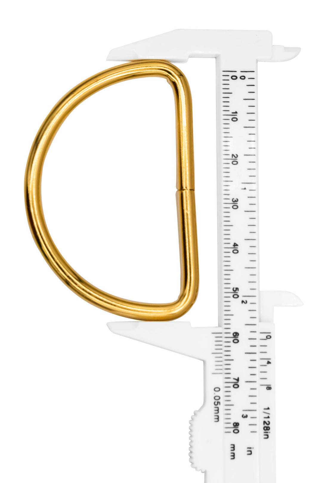 Heavy-Duty Metal D-Rings – Rugged 50 mm Duo for DIY & Crafts, 2pcs