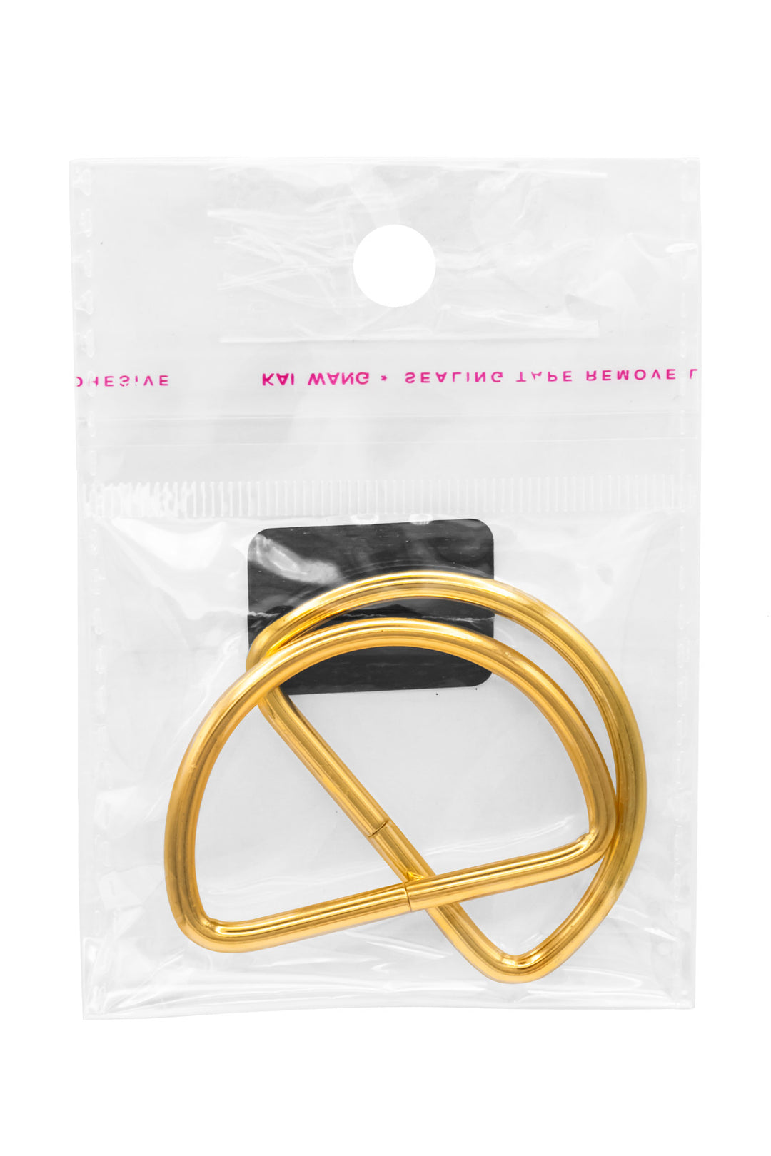 Heavy-Duty Metal D-Rings – Rugged 50 mm Duo for DIY & Crafts, 2pcs