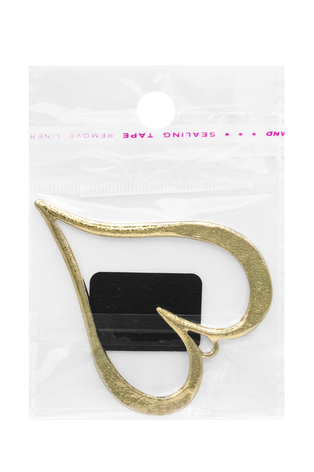 Timeless Heart Pendant – Matte Gold or Nickel Elegance