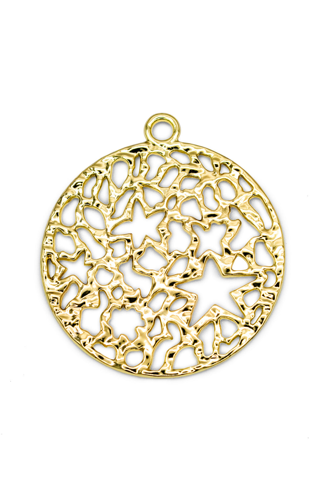 Bold & Elegant 2.25″ Pendant – Available in Matte Gold & Nickel