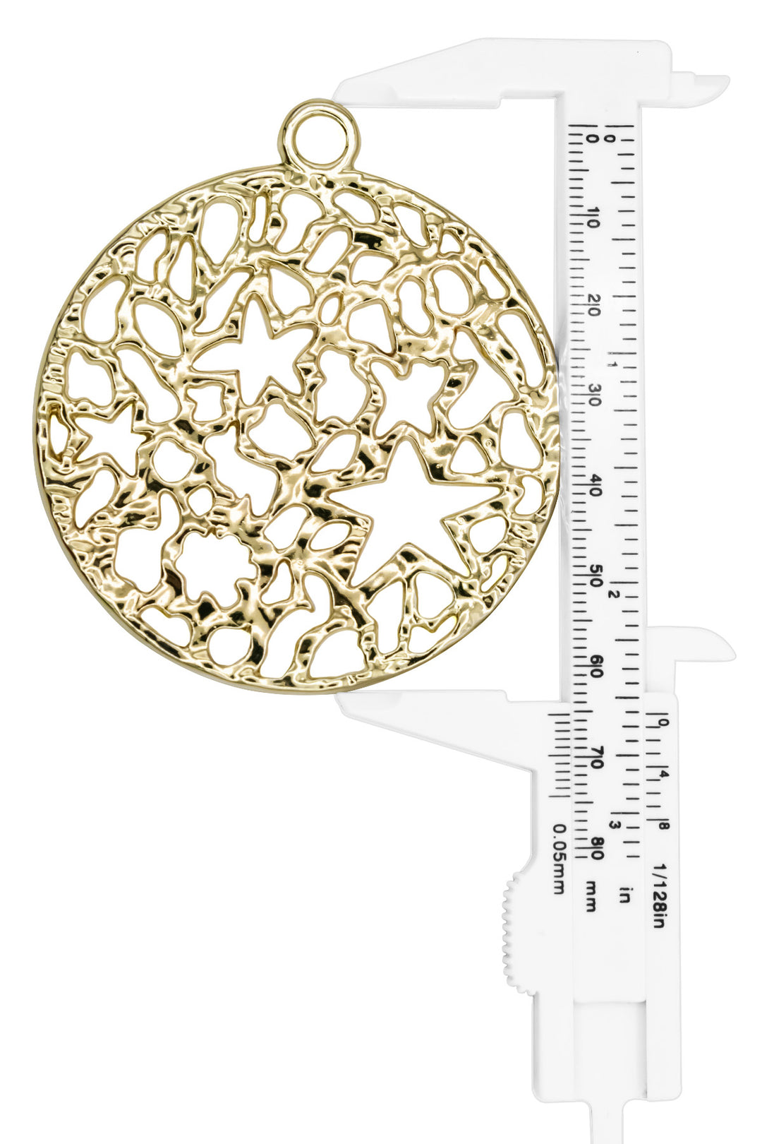 Bold & Elegant 2.25″ Pendant – Available in Matte Gold & Nickel