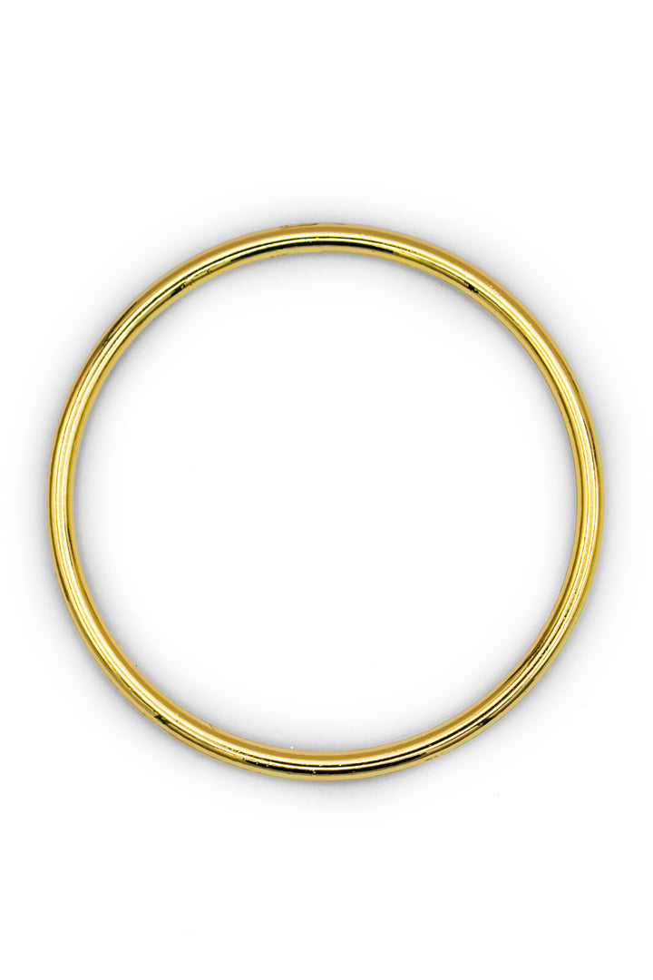 Elegant 77 mm Metal “O” Ring – Matte Gold or Matte Nickel, Single or 12-Pack