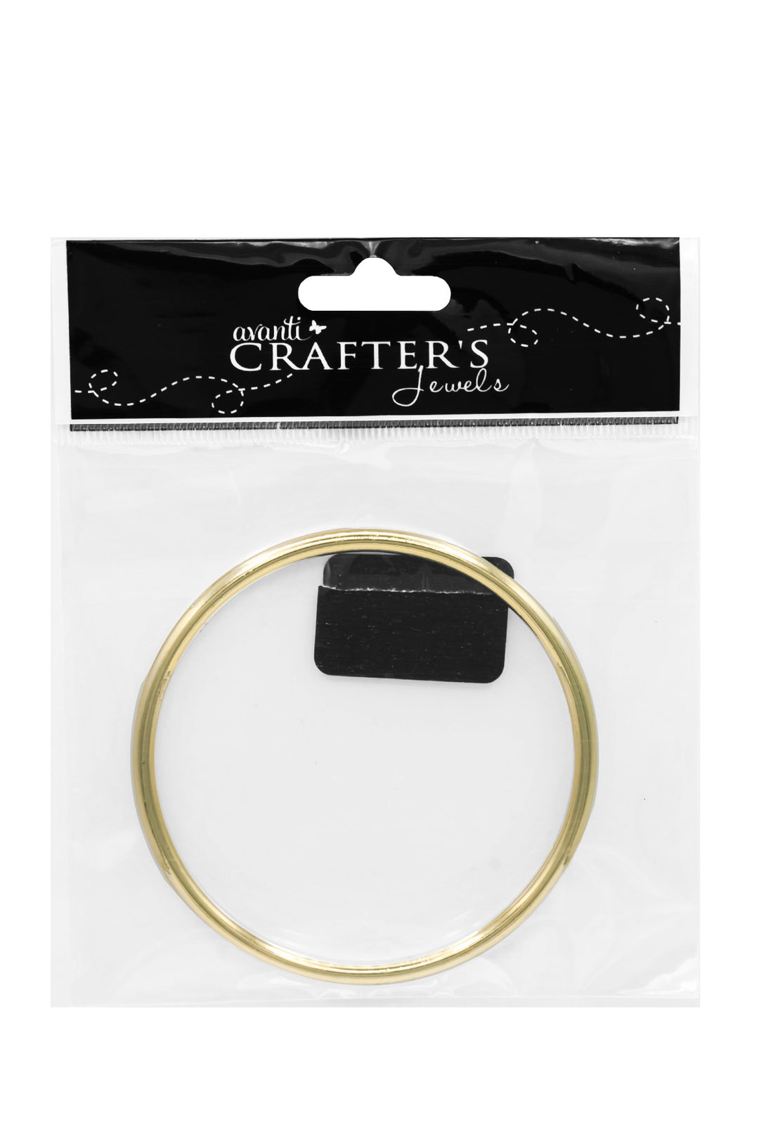 Elegant 77 mm Metal “O” Ring – Matte Gold or Matte Nickel, Single or 12-Pack