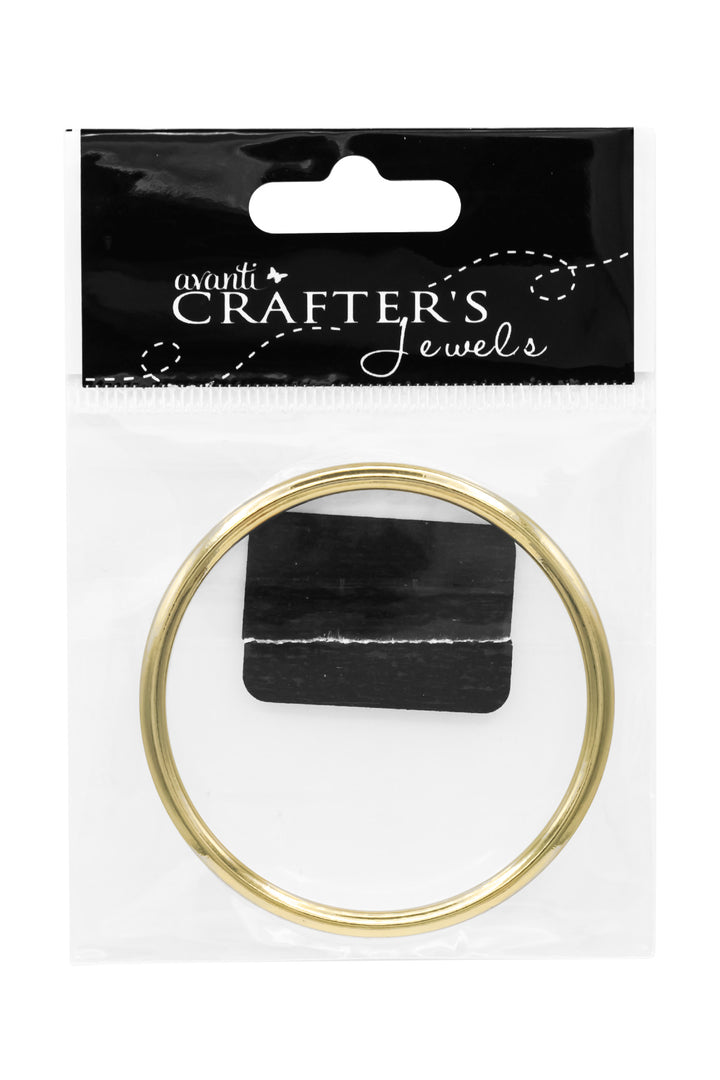 Elegant Matte Metal O-Ring – 56 mm Connector