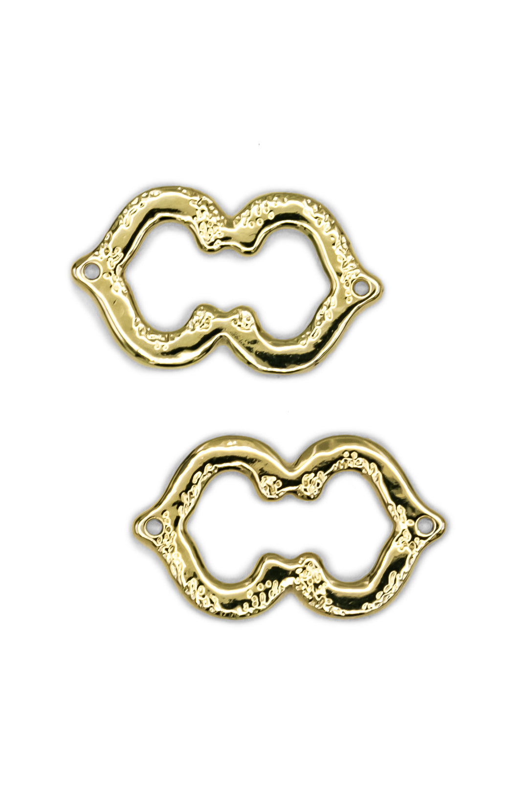 Chic Conector Charm – 2 Pieces in Matte Gold or Matte Finish