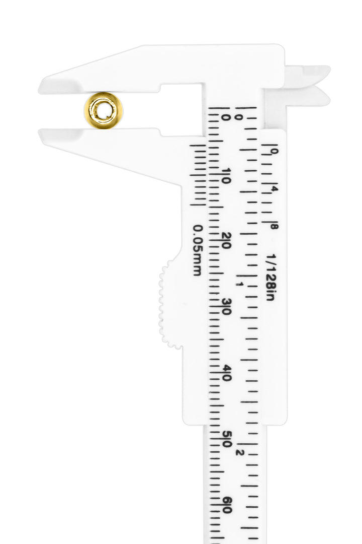 Elegant Matte Metal Plate Beads — 4 mm Hole,6 pcs