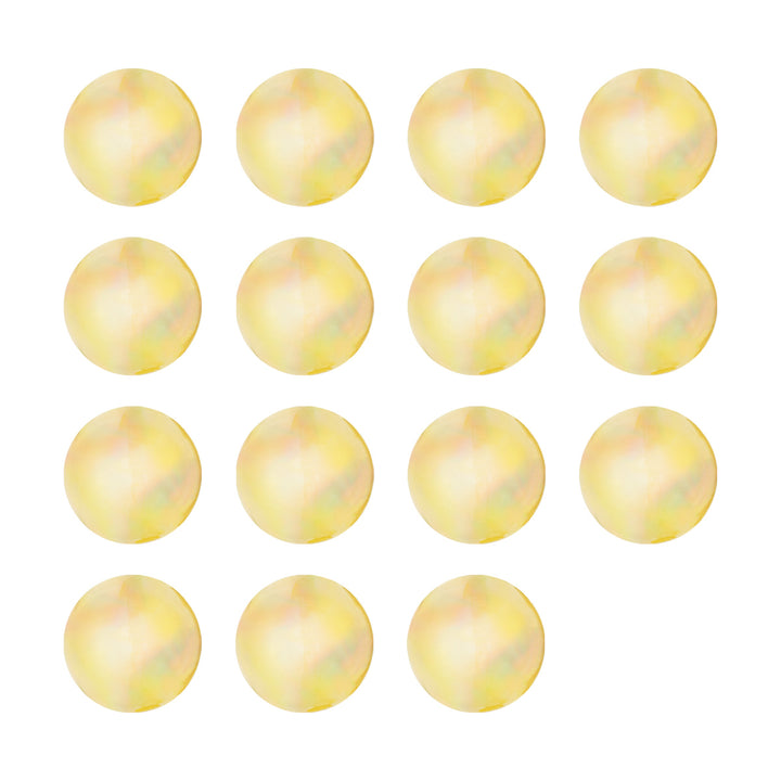 Radiant Gloss AB Beads – 16 mm, 15 pcs — Available in 8 Glossy Colors