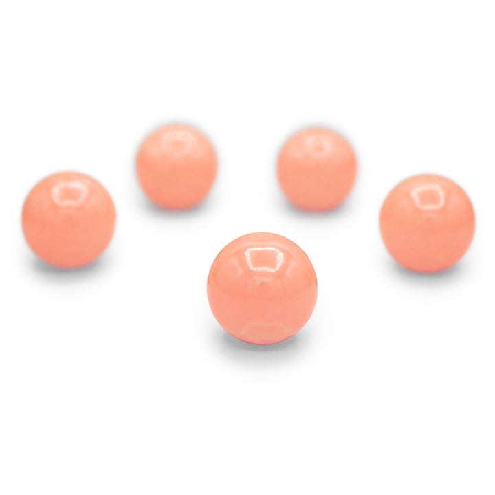 Vibrant 16 mm Glossy Beads with 2 mm Hole (15 pcs)