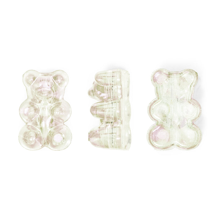 Charming AB Bear Bead, 10 × 16 mm — Glossy Delight in Every Color