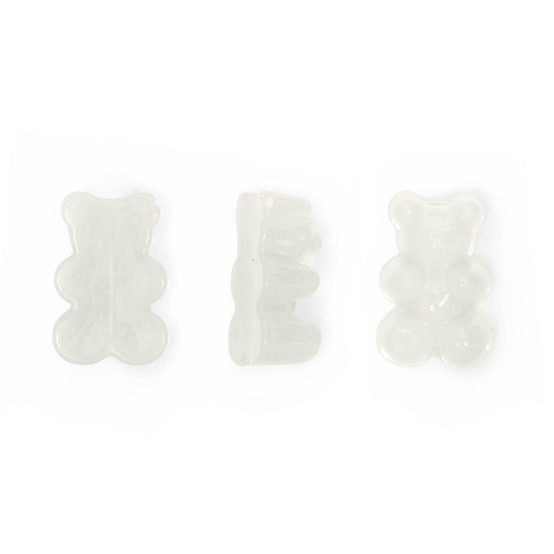 Adorable Glossy Bear Acrylic Beads – 10×16 mm, 12 pieces