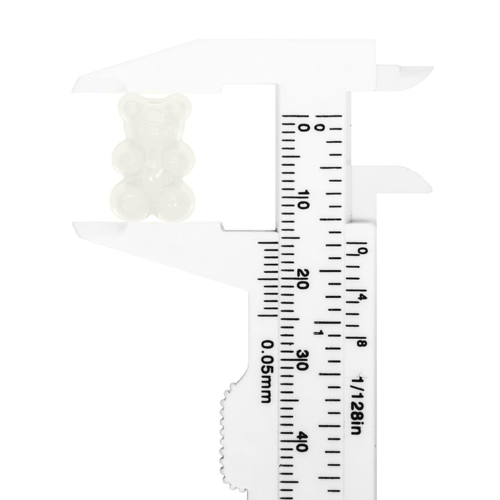 Adorable Glossy Bear Acrylic Beads – 10×16 mm, 12 pieces