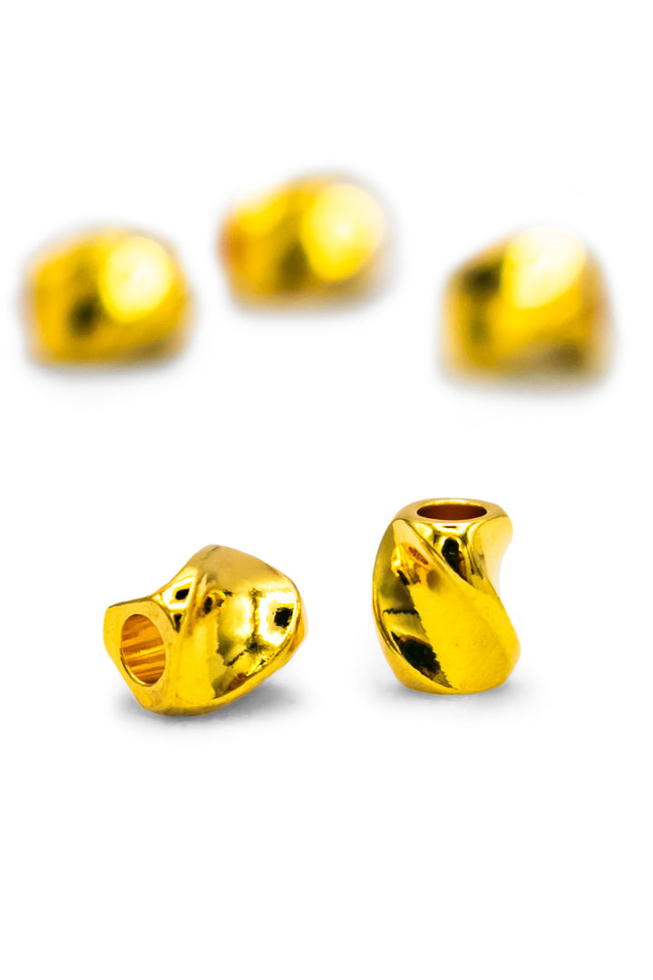 Matte-Finish MT Beads - 5 mm, 2 mm Hole – 5-Pack