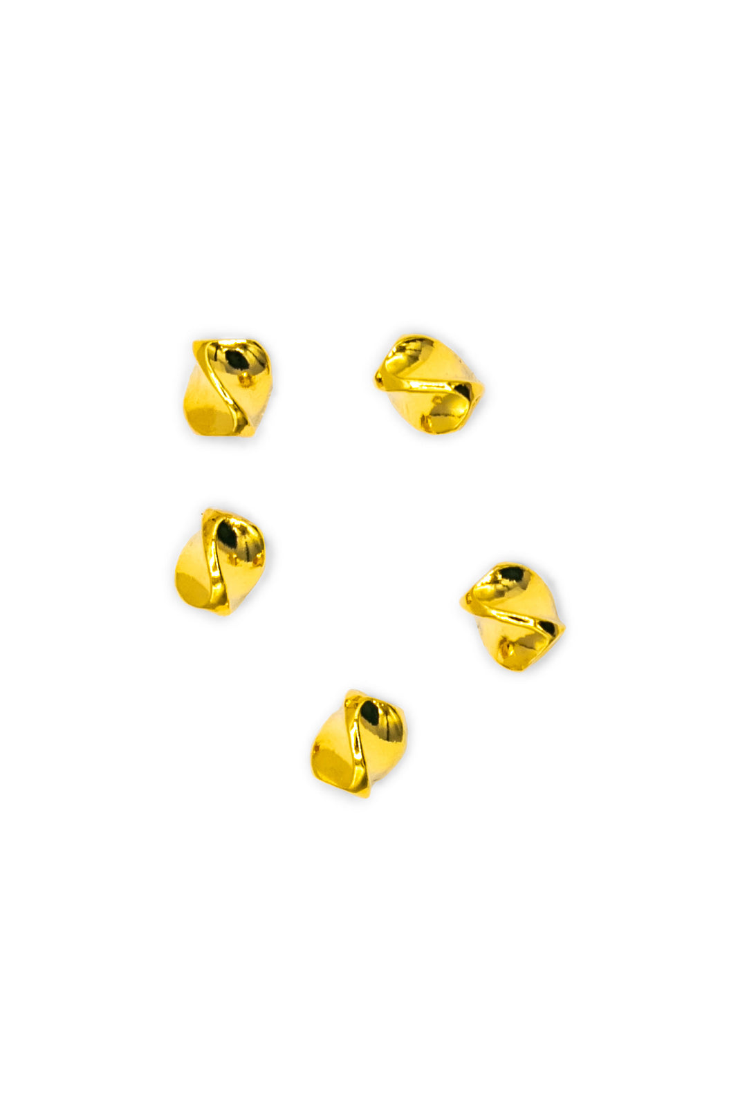 Matte-Finish MT Beads - 5 mm, 2 mm Hole – 5-Pack