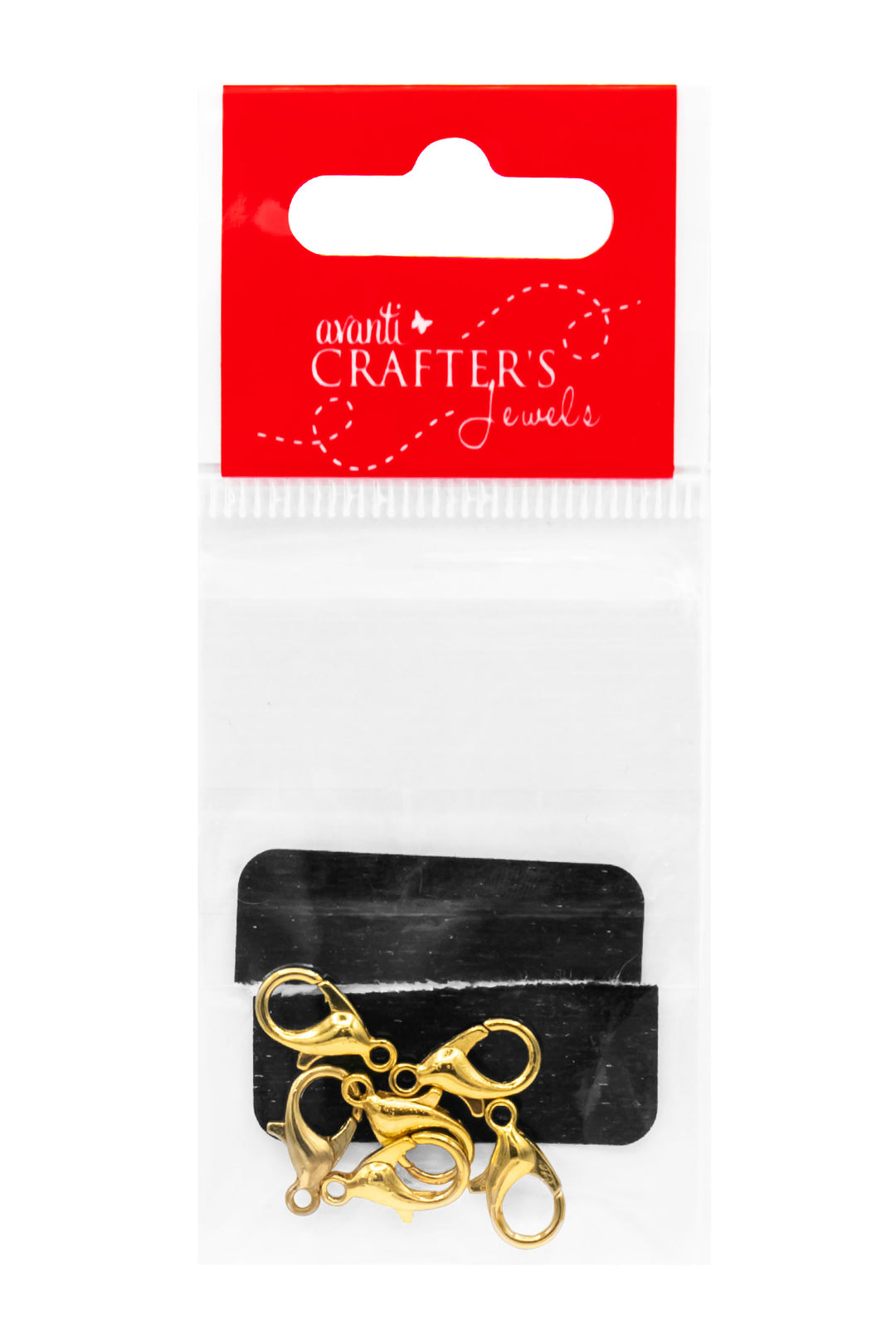 Premium 12 mm Gold-Plated Clasps — Set of 5pcs Matte Real Gold & Silver