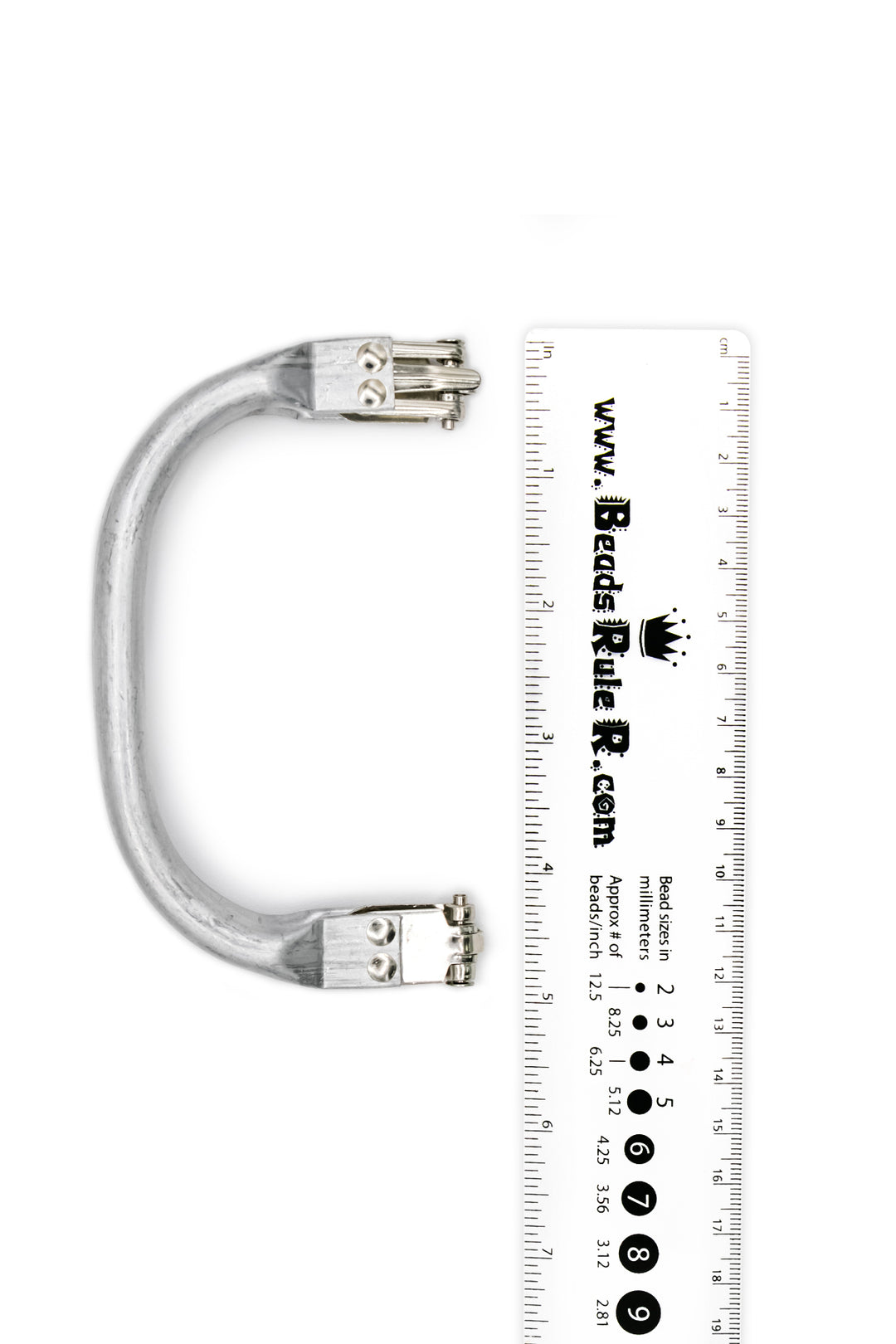 Elegant Matte Silver Handbag Handle – 13 × 9 cm, 1 Piece or 12 Pack