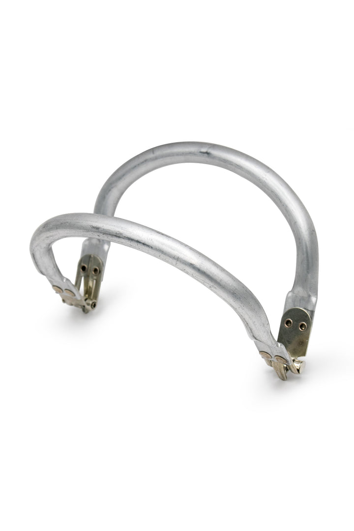 Elegant Matte Silver Handbag Handle – 13 × 9 cm, 1 Piece or 12 Pack