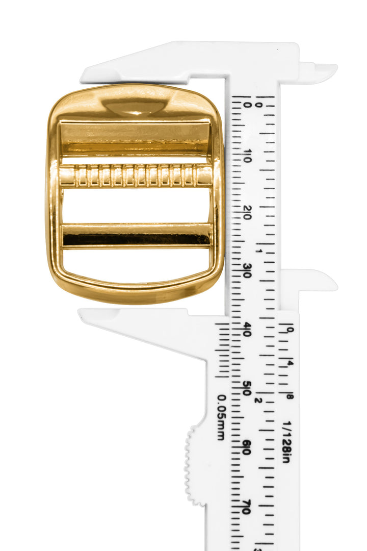 Premium Metal Buckle Set – 25 mm Matte Gold & Copper, 2 Pieces