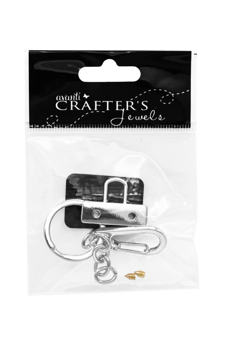 Stylish Keychain Wristlet Clasp – Sleek Matte Metal Options