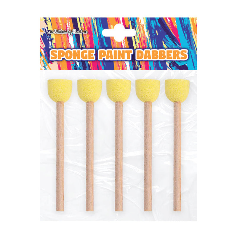 Joyful Sponge Paint Dabbers - 3 Fun Sizes for Creative Play!