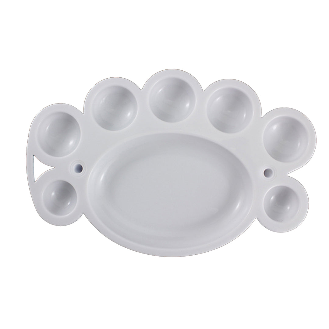 Plastic Paint Tray Palette, 6 1/2", White Color