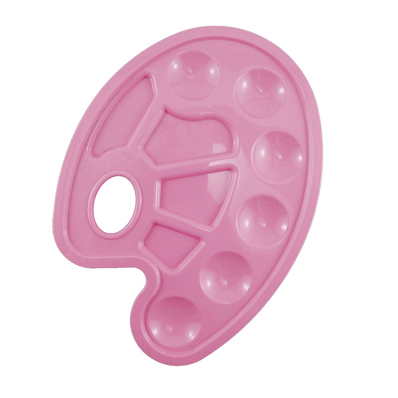 Plastic Paint Tray Palette, 8 1/2", Pink Color