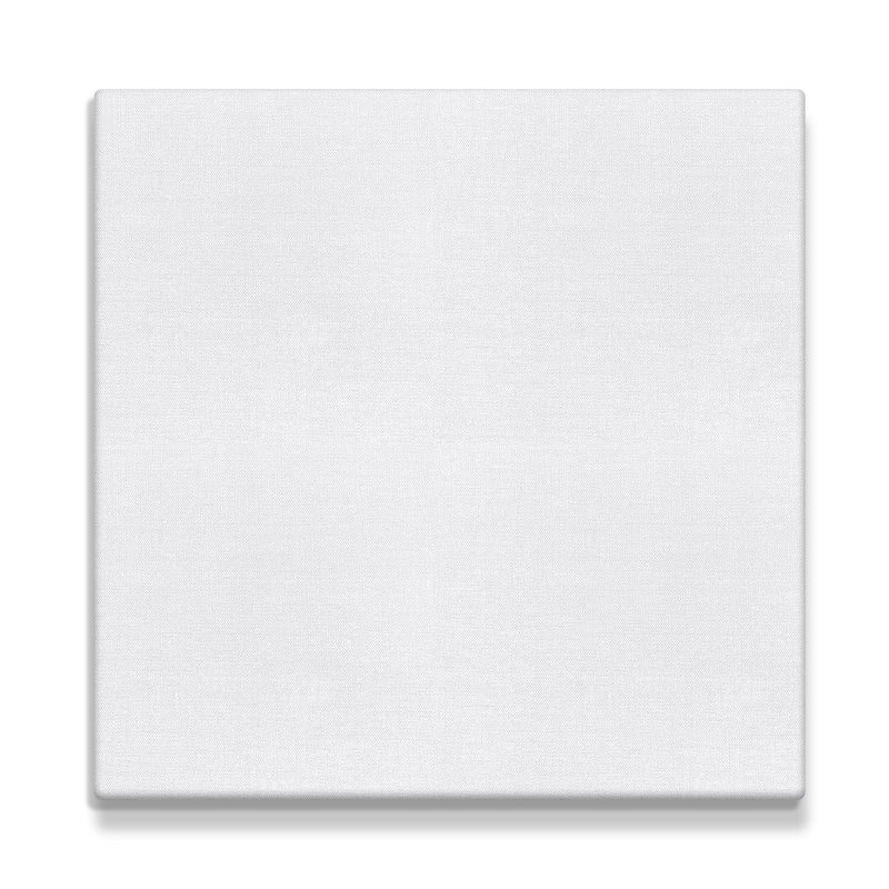 Triple-Primed Cotton Canvas – 6"x6” Ready-to-Paint Surface for Acrylic, Oil, and More, 12-Pack