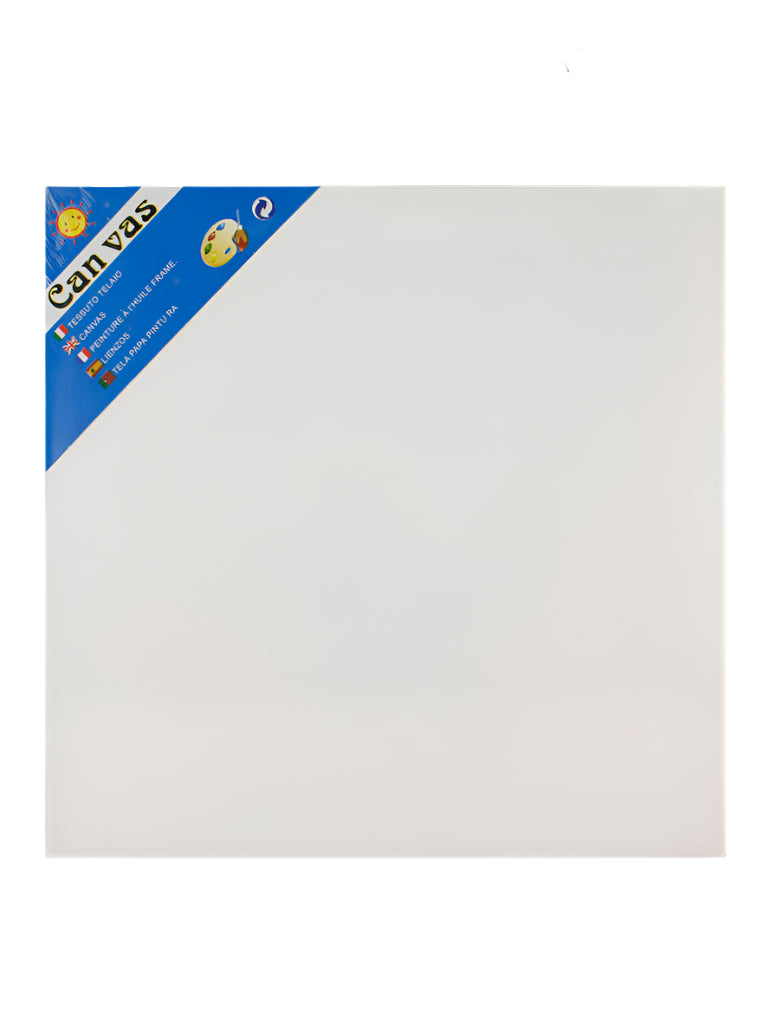 Triple-Primed Cotton Canvas – 16"x16” Ready-to-Paint Surface for Acrylic, Oil, and More