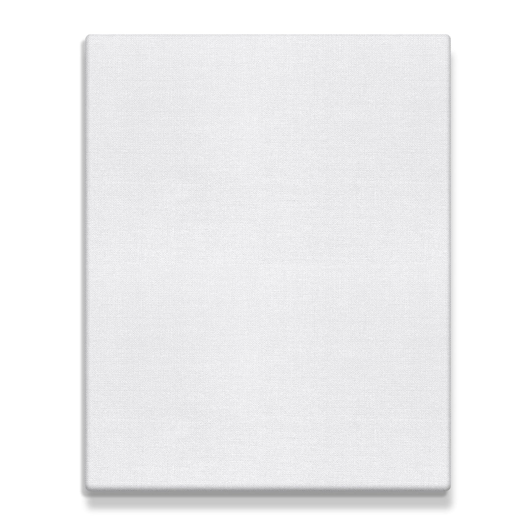Triple-Primed Cotton Canvas – 16"x20” Ready-to-Paint Surface for Acrylic, Oil, and More, 6-Pack